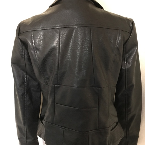 NWT BB DAKOTA Vegan Leather Moto Jacket - Picture 2 of 3